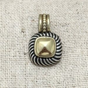 David Yurman .925 14K Gold Petite Albion Pendant